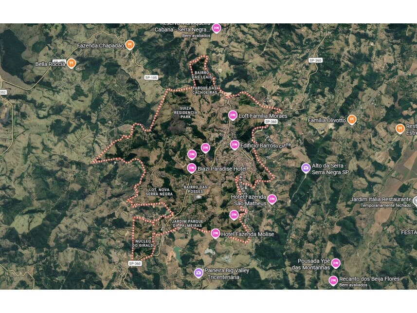 Terreno de 1612m² em Leilão — Rua Nove, s/n - Lote 16, Quadra J, Três Barras, Serra Negra