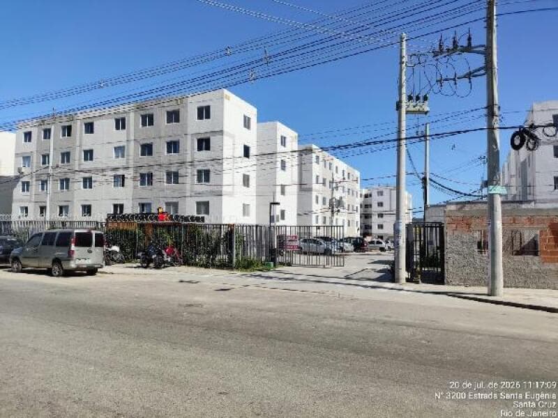Apartamento de 41m² em Leilão — Estrada Santa Eugenia N. 3200 Apto. 105, BL 13, Santa Cruz, Rio de Janeiro