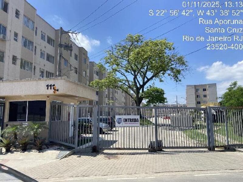 Apartamento de 41m² em Leilão — Rua Aporuna N. 111 Apto. 312, Bl 01, Santa Cruz, Rio de Janeiro