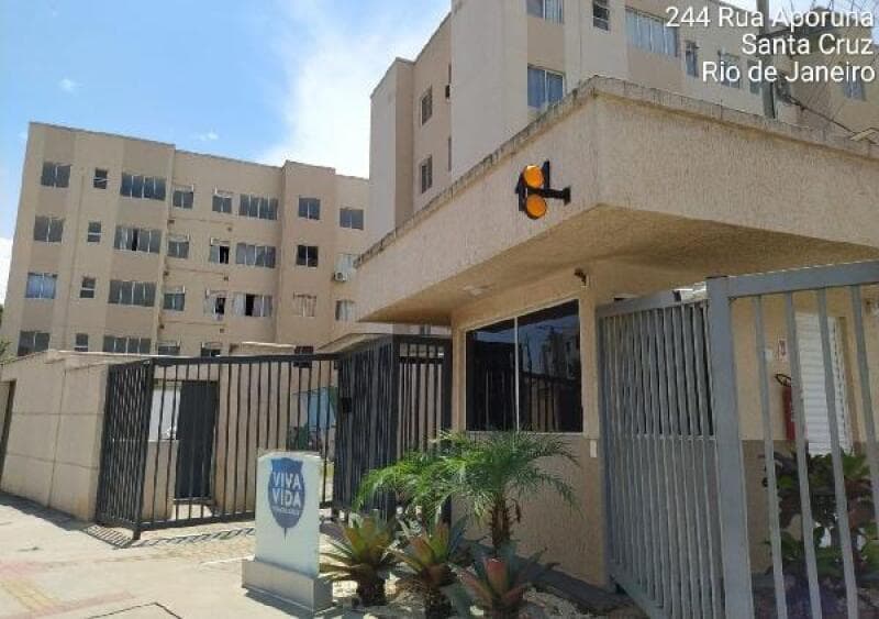 Apartamento de 41m² em Leilão — Rua Aporuna, 111- Apto. 210, BLOCO 1, Santa Cruz, Rio de Janeiro