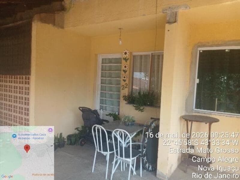 Casa em leilão extrajudicial em Campo Alegre, Nova Iguaçu — Rua Doutor Albert Sabin Antiga Rua Projetada A, nº SN, CS 22 LT 07 TIPO C