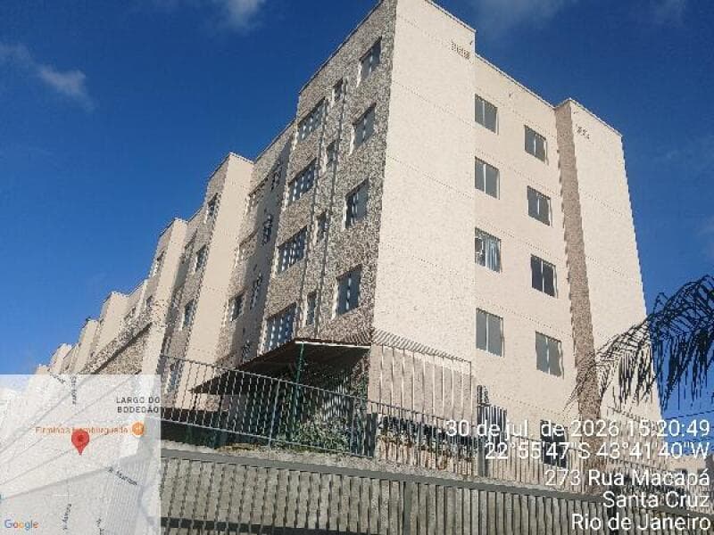Apartamento em leilão extrajudicial em Santa Cruz, Rio de Janeiro — Rua Macapa N. 273 Apto. 211, BL 7