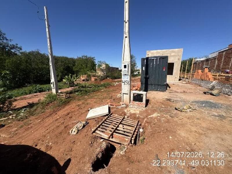 Casa em leilão extrajudicial em Jardim Mendonça, Bauru — Rua Paulo Rodrigues Prado Antiga Rua I, nº SN, LT 7A QD G Quarteirão 4