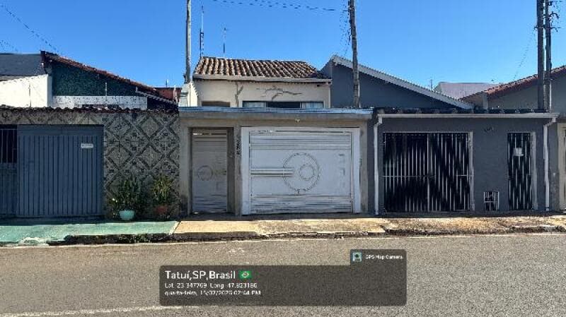Casa em leilão extrajudicial em Jardim Palmira, Tatuí — Rua Vereador Elias Sallum Antiga Rua 5 N. 262, Metade do Lote 17 QD G