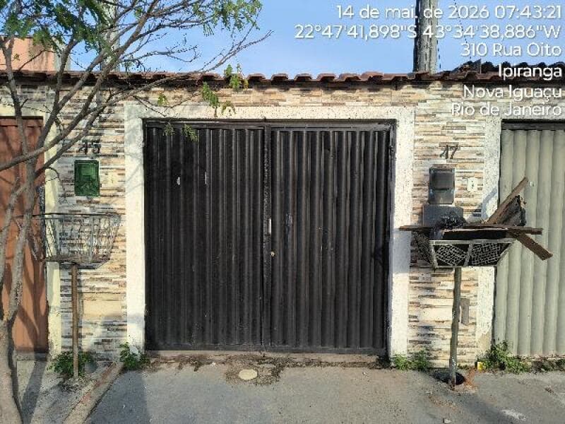 Casa em leilão extrajudicial em Cabuçu, Nova Iguaçu — Rua Oito N. 47, QD I LT 06
