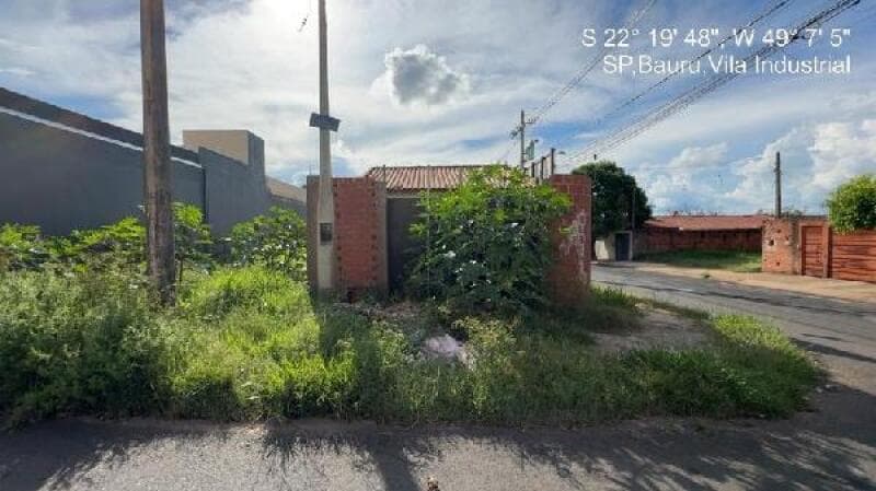 Terreno em leilão extrajudicial em Vila Industrial, Bauru — Rua Santa Tereza, nº SN, QD 21 LT K J1