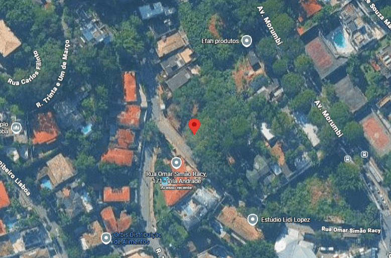 Terreno em leilão extrajudicial em Morumbi, São Paulo — Rua Omar Simão Racy, s/n