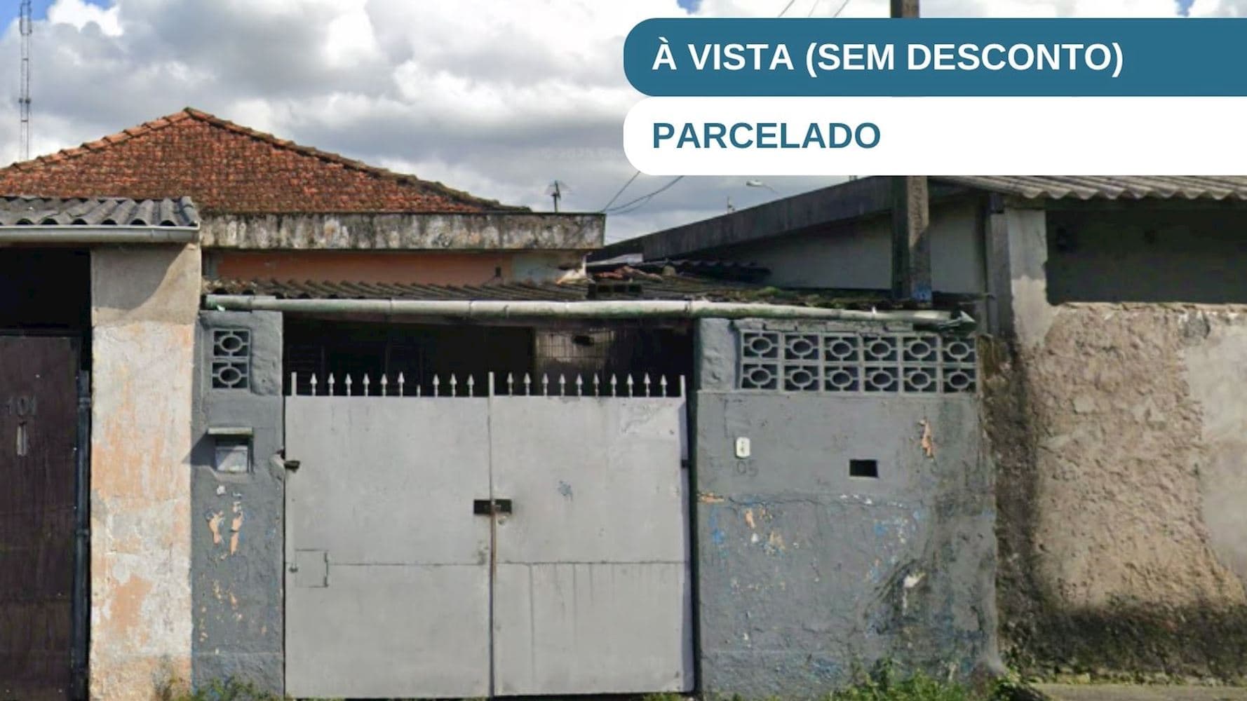 Casa em leilão extrajudicial em Parque São Vicente, São Vicente — Rua Tecê Bagby, 105