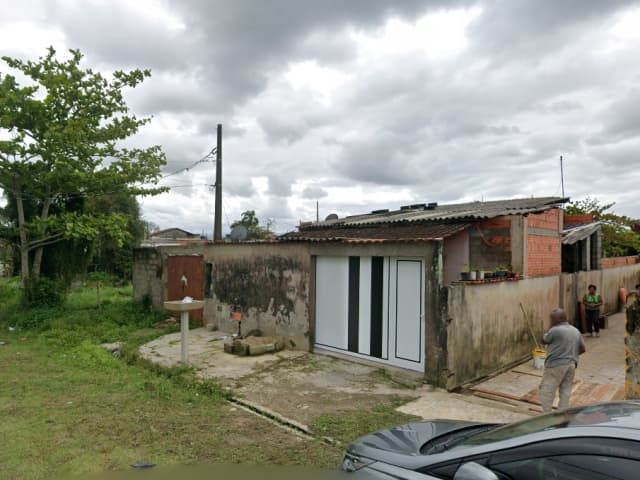 Terreno em leilão judicial em Balneário Paranapuã, Itanhaém — Rua F, nº 21