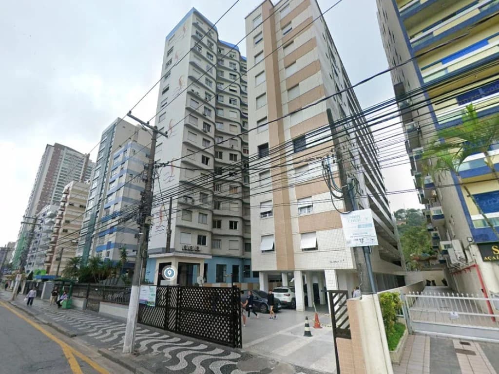 Apartamento em leilão judicial em José Menino, Santos — Avenida Presidente Wilson, 175