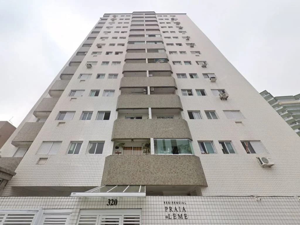 Apartamento em leilão judicial em Guilhermina, Praia Grande — Rua Leme, 320