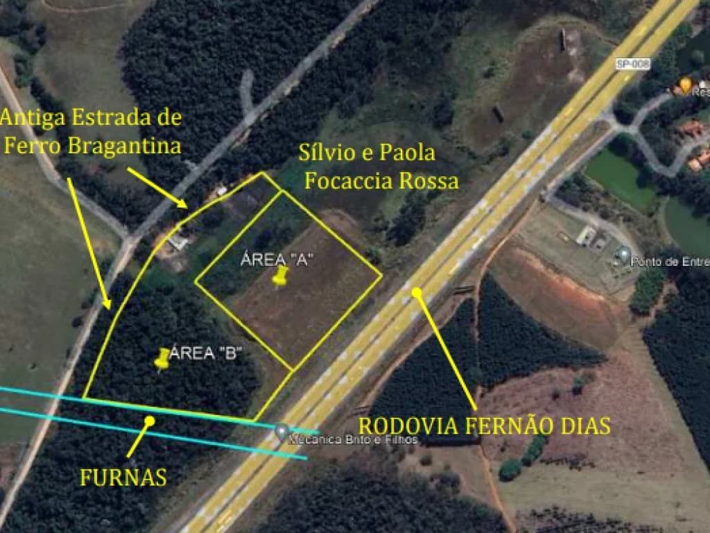 Terreno em leilão judicial em Boa Vista, Bragança Paulista — Rodovia Fernão Dias, Boa Vista, Bragança Paulista