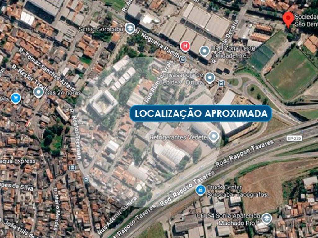 Terreno em leilão judicial em Vila Colorau, Sorocaba — Rua Romão Arrais, 43