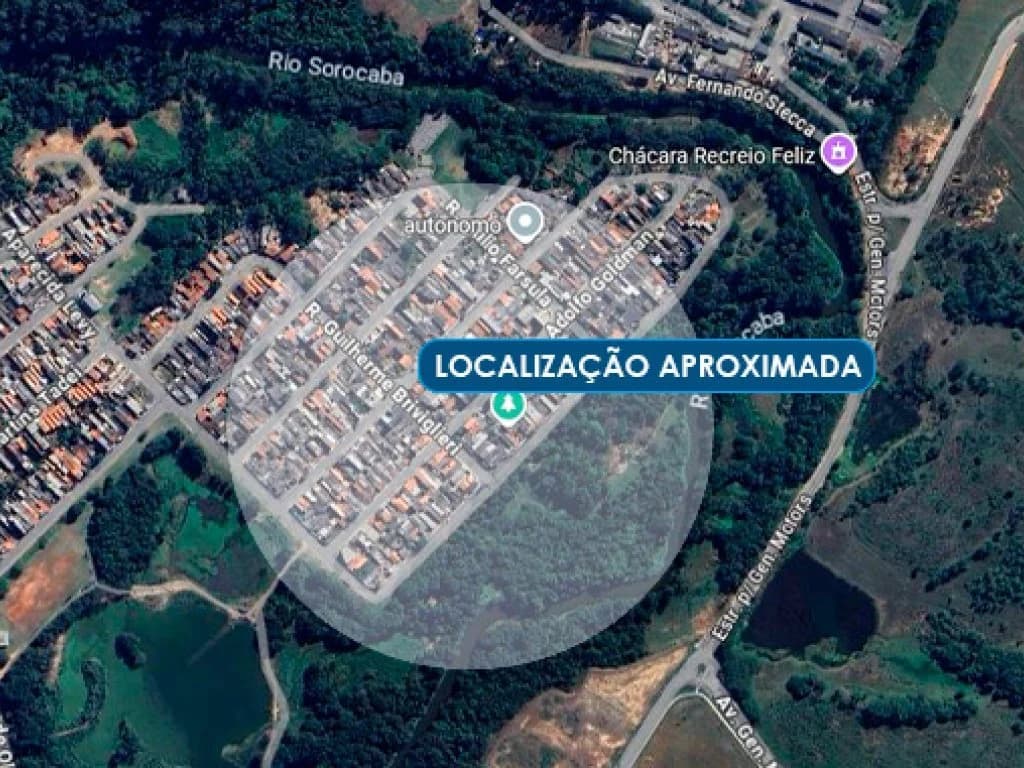 Terreno em leilão judicial em Parque Vitória Régia, Sorocaba — Rua Adolpho Goldman, Lt 32 da Qd 80