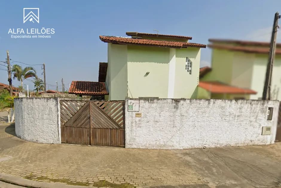 Casa em leilão judicial em Balneário Gaivotas, Itanhaém — Rua Rio Grande do Norte, n° 671