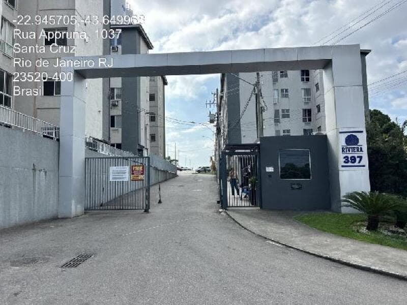 Apartamento em leilão extrajudicial em Santa Cruz, Rio de Janeiro — Rua Aporuna, nº 397, Apto. 201, BL 04 VG 26