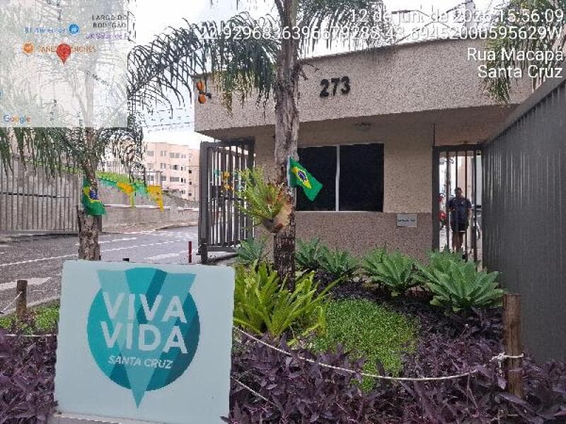 Apartamento em leilão extrajudicial em Santa Cruz, Rio de Janeiro — Rua Macapa, nº 273, Apto. 505, BL 02