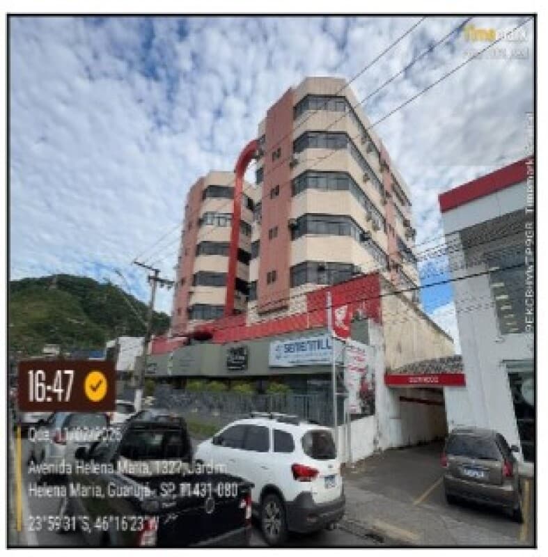 Comercial em leilão extrajudicial em Vila Santa Rosa, Guarujá — Avenida Adhemar de Barros, nº 1347, Bl A, Sl 21-A