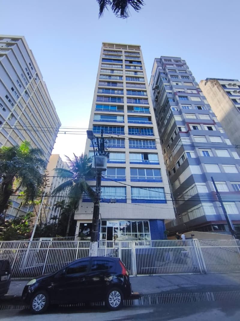 Apartamento em leilão judicial em Itararé, São Vicente — Avenida Manoel da Nóbrega, 155- Apartamento número 7-B