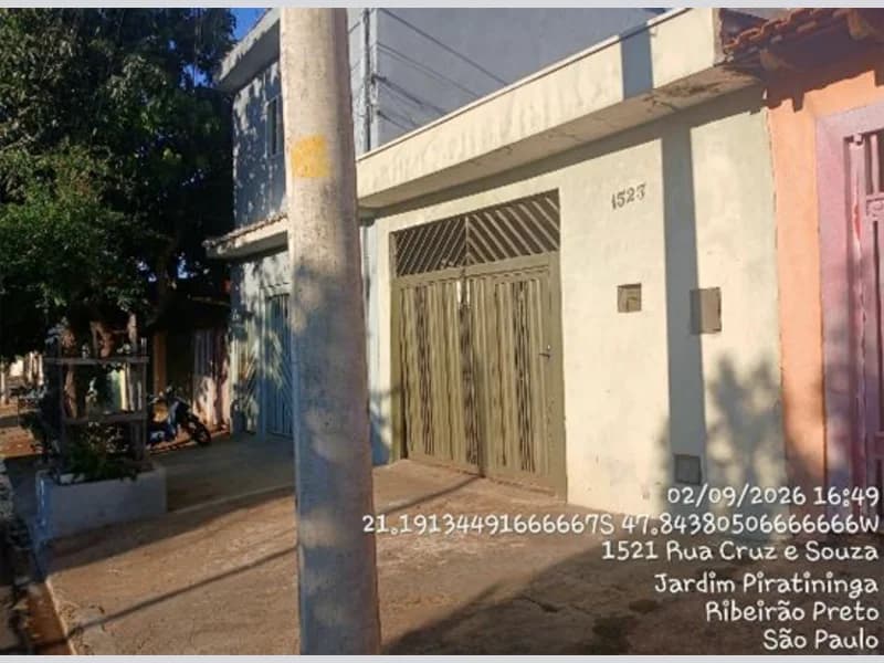 Casa em leilão extrajudicial em Jardim Clícia, Ribeirão Preto — Rua Cruz e Souza, 1.523