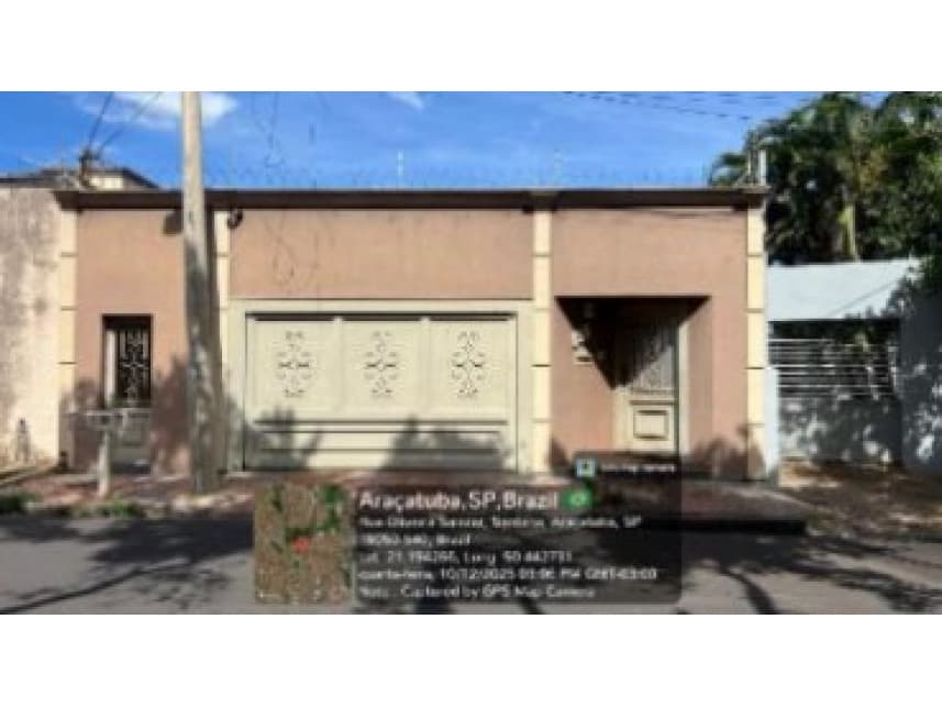Casa em leilão extrajudicial em Santana, Araçatuba — Rua Oliveira Salazar, 698