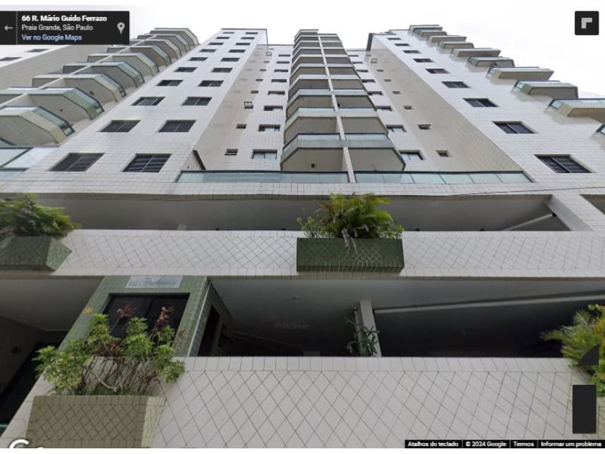 Apartamento em leilão extrajudicial em Ocian, Praia Grande — Rua Mário Guido Ferrazo, 86 - Apartamento 110