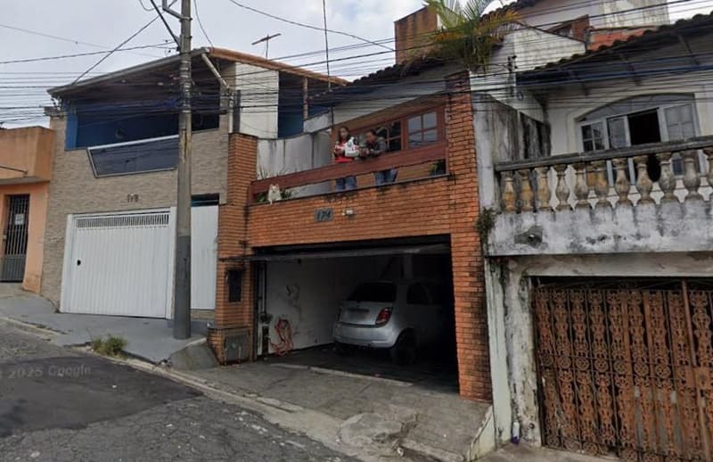Casa em leilão judicial em Jardim Aclimação, Santo André — Rua Joaquim Murtinho, nº 178