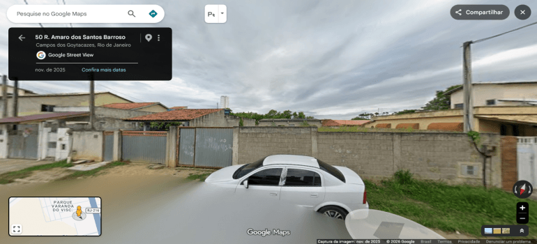 Terreno em leilão judicial em Parque Varanda do Visconde, Campos dos Goytacazes — Rua Amaro dos Santos Barroso, nº 47/49