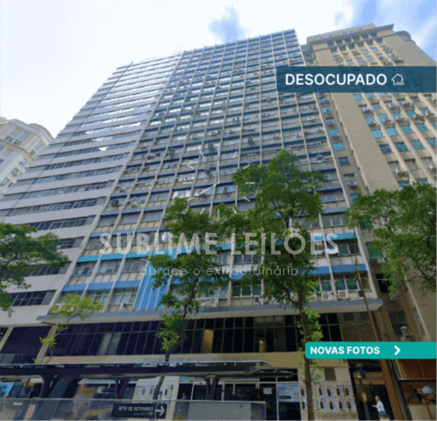 Comercial em leilão extrajudicial em Centro, Rio de Janeiro — Avenida Rio Branco, 147