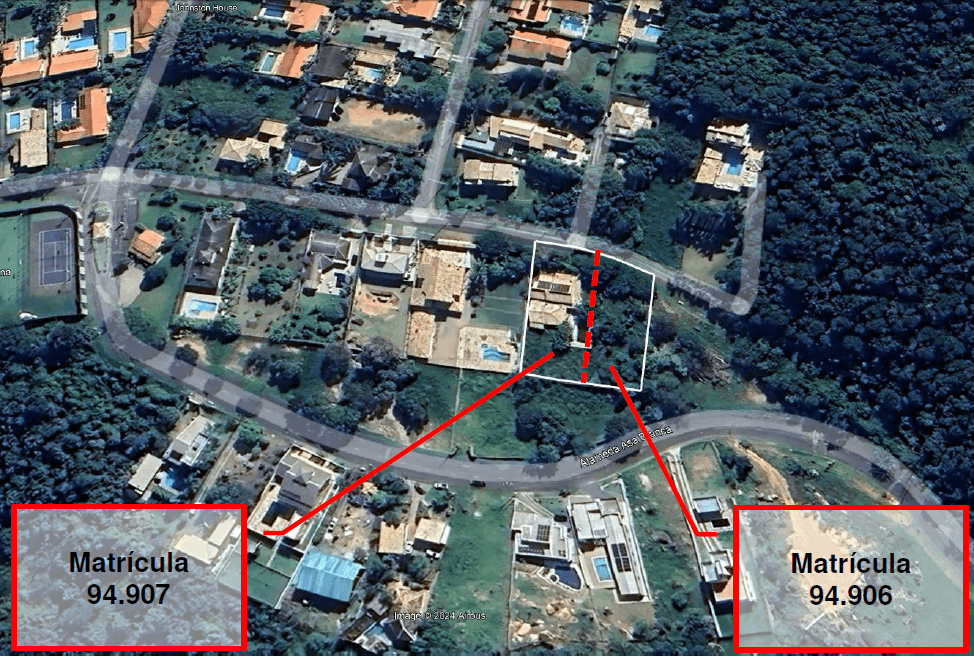 Terreno de 1281m² em Leilão — Alameda das Sibipirunas, nº 08, Horizonte Azul - Village Ambiental, Itupeva