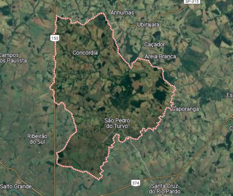 Fazenda de 325m² em Leilão — Fazenda Santa Amábile, situada na Fazenda Areia Branca do Santo Inácio, São Pedro do Turvo