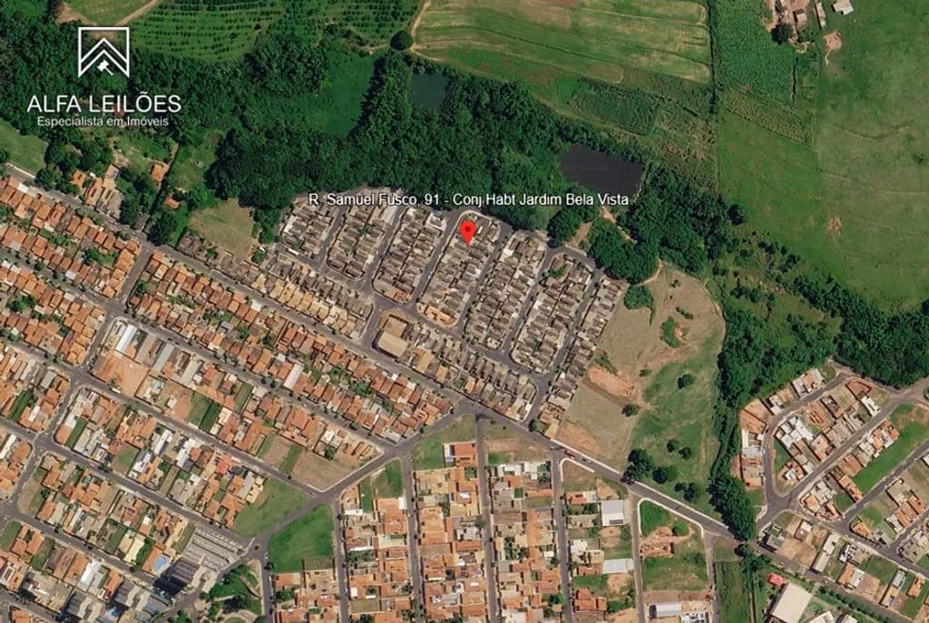 Casa em terreno de 88m² em Leilão — Rua Samuel Fusco, n° 91, Conj Habt Jardim Bela Vista, Monte Alto