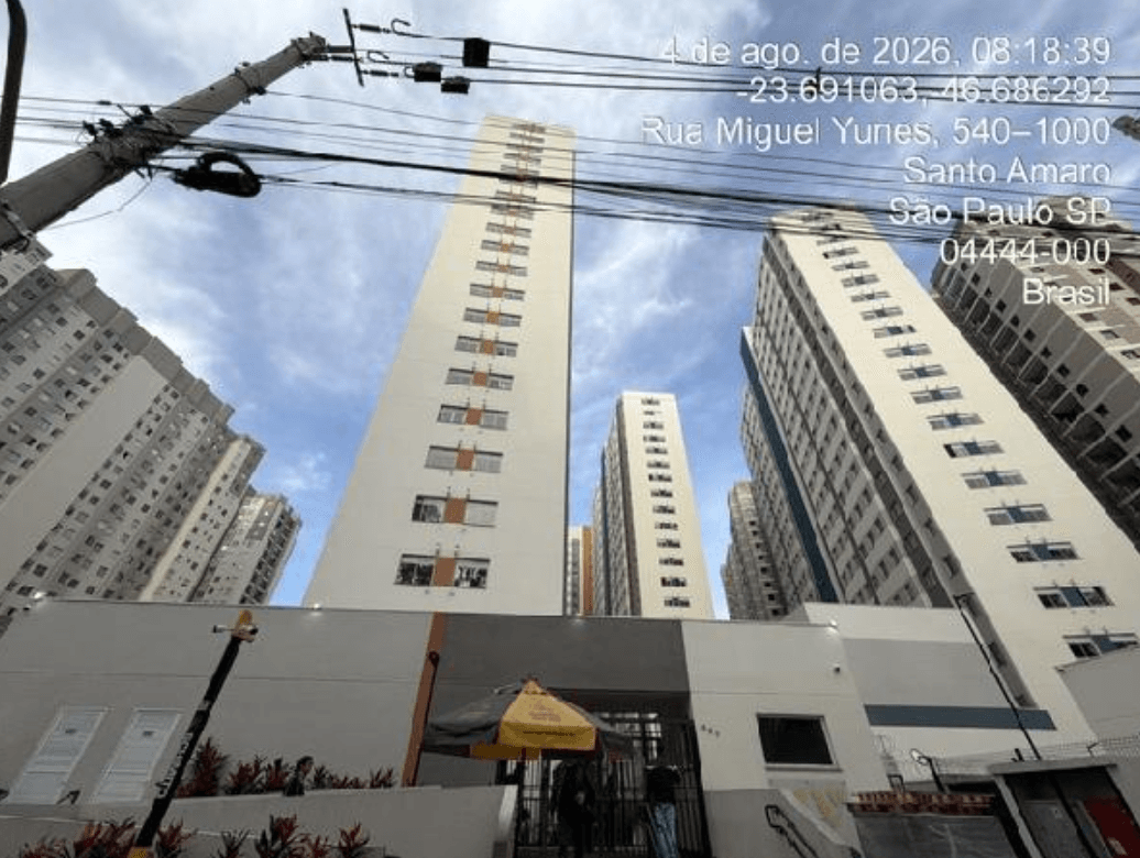 Apartamento de 34m² em Leilão — Avenida Miguel Yunes, nº 930, Apto. 1805, Pav 18, Subcondomínio 3, Torre 03 HIS1, Olaria, São Paulo