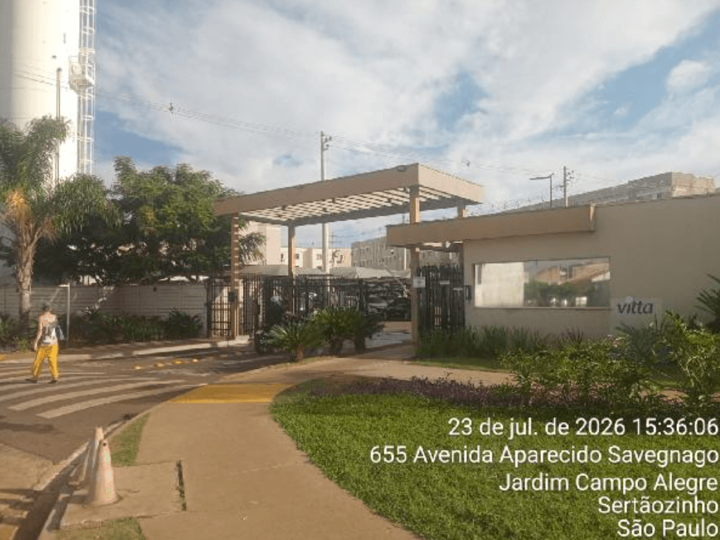 Apartamento de 43m² em Leilão — Avenida Elizeu Tamiao, nº 655, Apto. 22, 2 Andar, Bl C, Jardim Campo Alegre, Sertãozinho