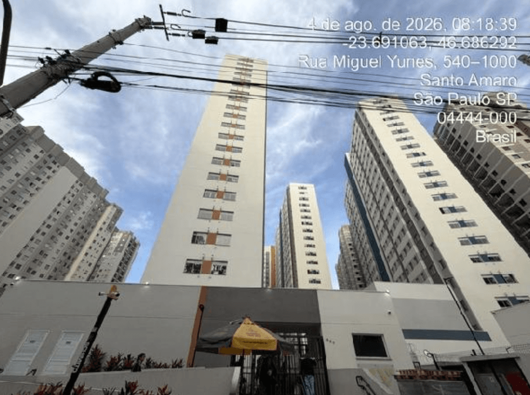 Apartamento de 34m² em Leilão — Avenida Miguel Yunes, nº 930, Apto. 1001, Torre 02, Subcondomínio 2 HIS1, Usina Piratininga, São Paulo