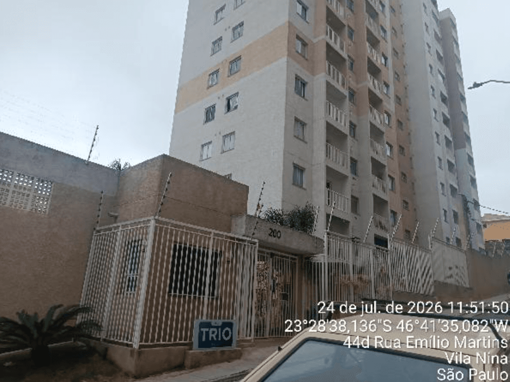 Apartamento de 38m² em Leilão — Rua Ziba, nº 668, Brasilândia, São Paulo