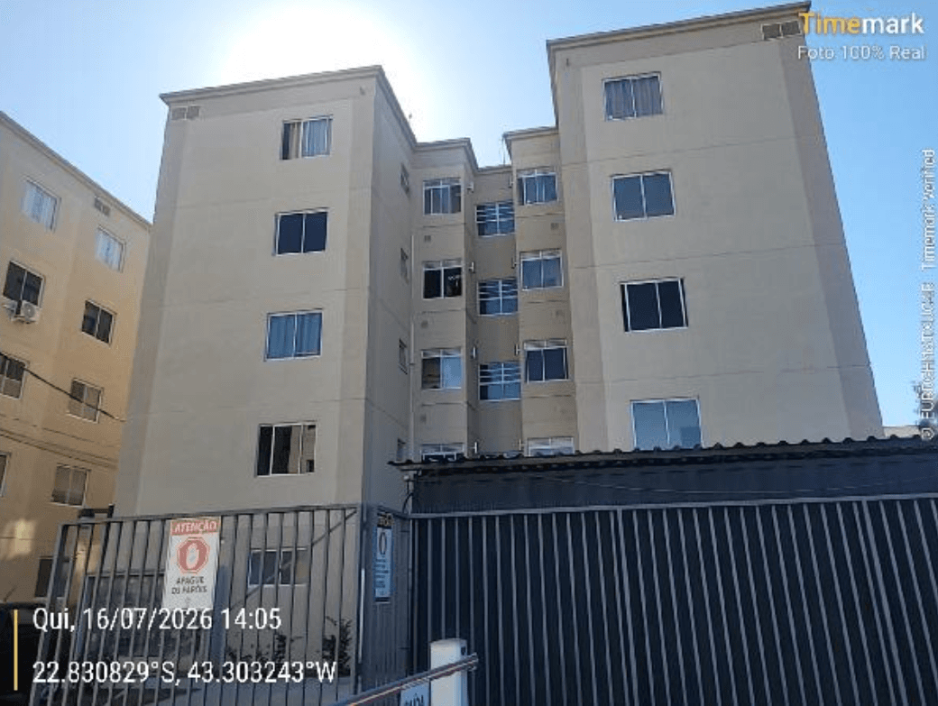 Apartamento de 40m² em Leilão — Avenida Marlene Cunha, nº 400, apto. 408, BL. 04, Brás de Pina, Rio de Janeiro