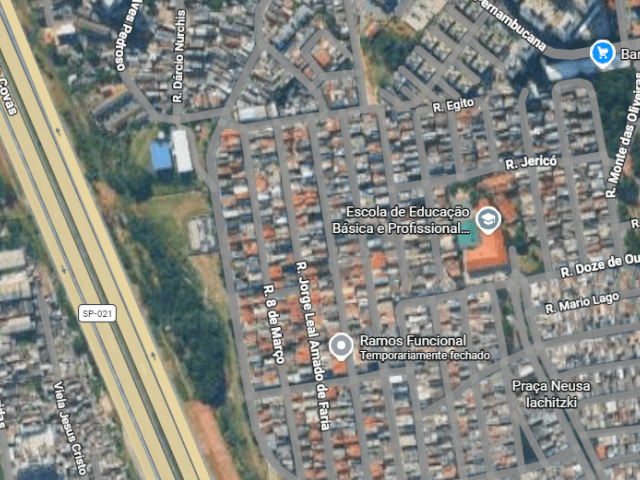 Terreno de 107m² em Leilão — R. Dom Francisco Manuel Vieira, Lote 03, Quadra C, Jardim Primeiro de Maio (Chácara Fazendinha), Osasco