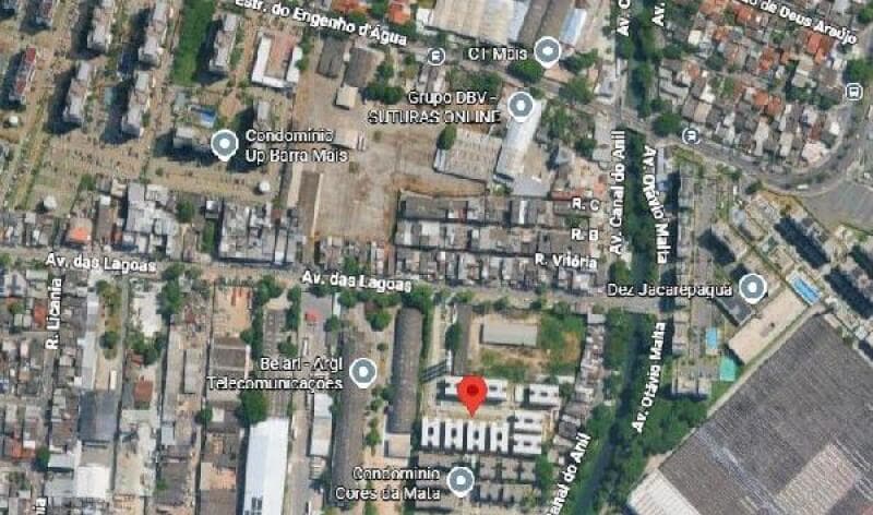 Apartamento de 40m² em Leilão — Avenida Das Lagoas, nº 135 Apto. 307, BL 5, Gardênia Azul, Rio de Janeiro