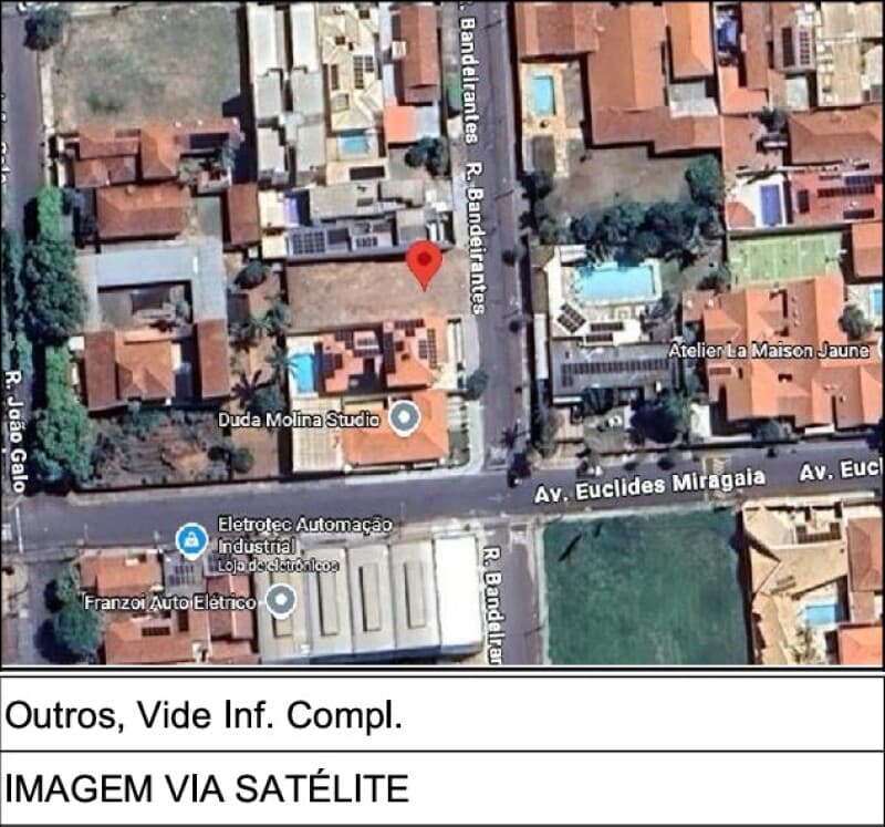 Terreno de 500m² em Leilão — Rua Bandeirantes N. 00, Centro, Birigui