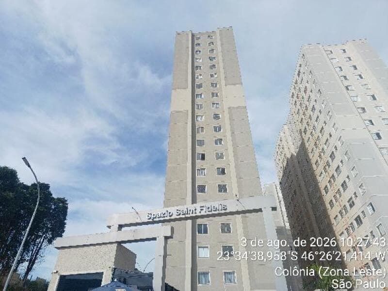Apartamento de 44m² em Leilão — Rua Tomoichi Shimizu, nº 480 Apto. 2003, Torre 02 HMP, Colônia (Zona Leste), São Paulo