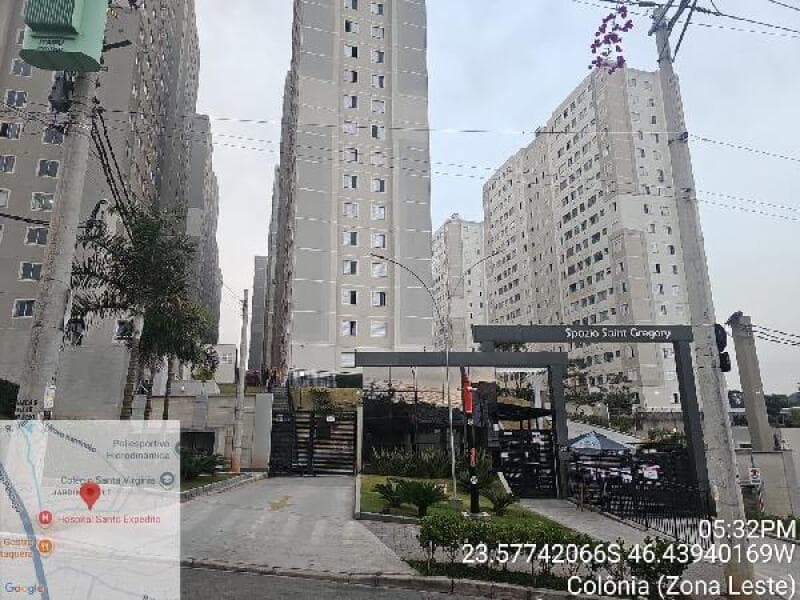 Apartamento de 44m² em Leilão — Rua Tomoichi Shimizu, nº 440 Apto. 1706, Bl 02 HMP, Colônia (Zona Leste), São Paulo