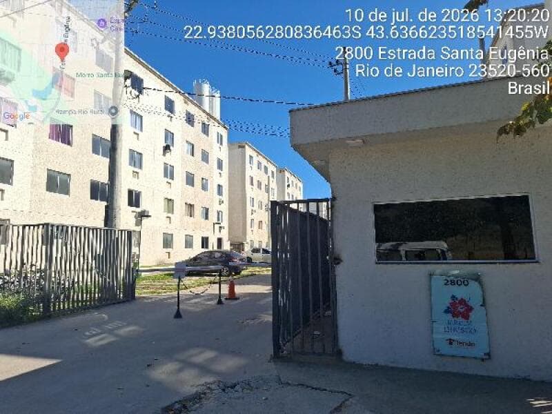 Apartamento de 41m² em Leilão — Estrada de Santa Eugenia, nº 2800 Apto. 405, Bl 08, Santa Cruz, Rio de Janeiro