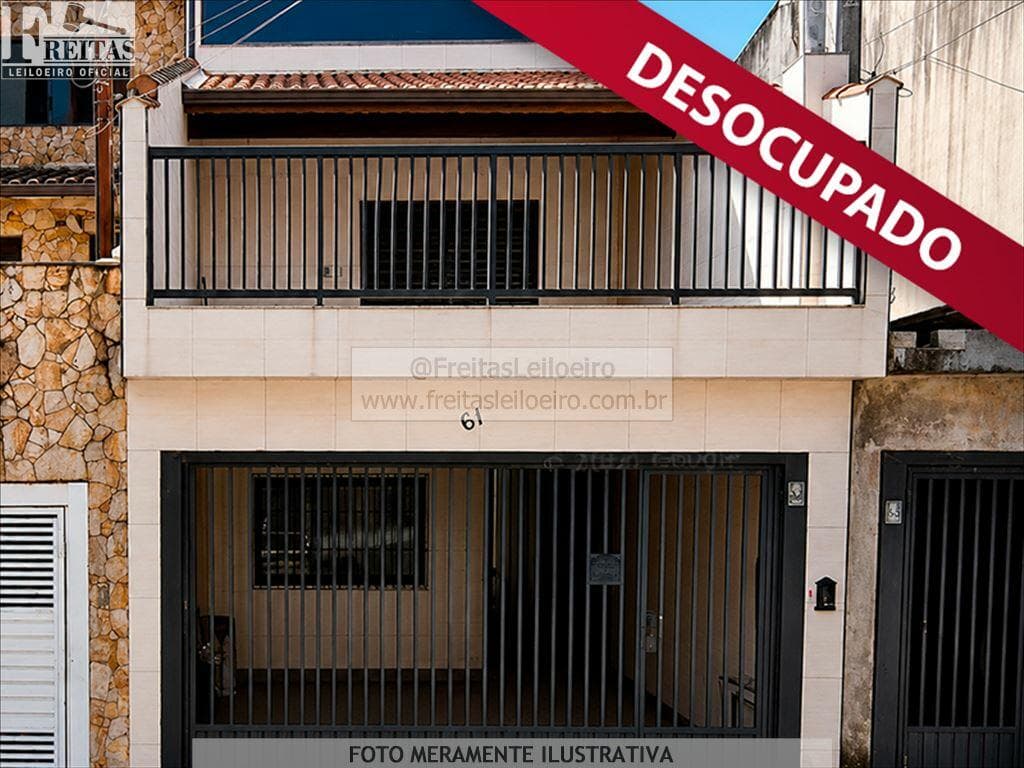 Casa de 250m² em Leilão — Rua Josephina Leonora Lotto Bueno, nº 61, Montanhão, São Bernardo do Campo