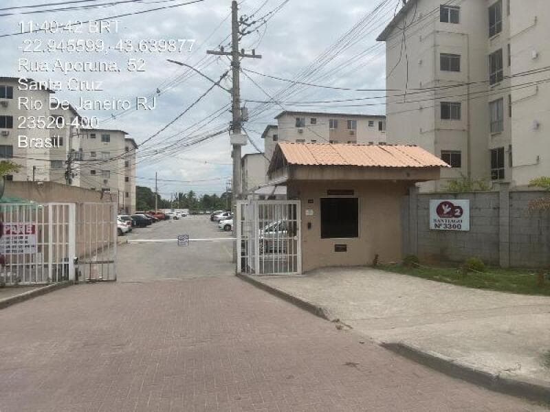Apartamento de 45m² em Leilão — Estrada de Santa Eugenia N. 3300 Apto. 404, Bl 17, Santa Cruz, Rio de Janeiro