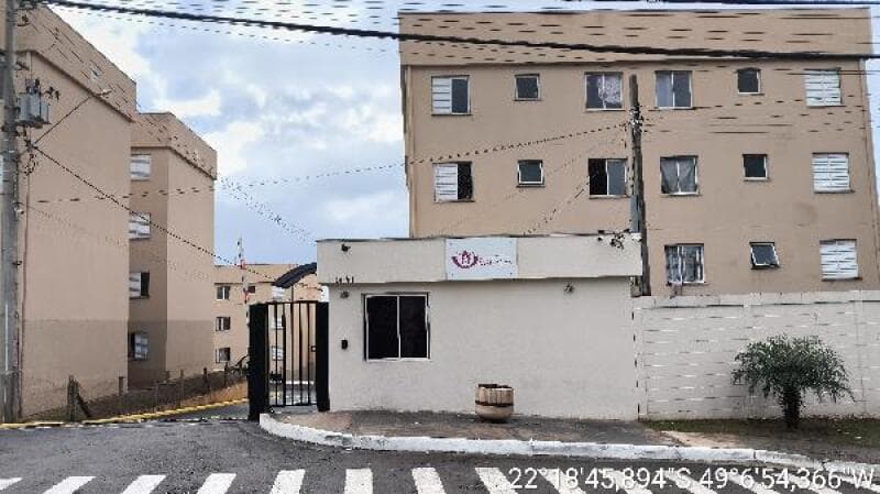 Apartamento de 46m² em Leilão — Rua Sao Sebastiao, 14-40- Apto. 0, 1º ANDAR Nº 14 BLOCO 08, Jardim da Grama, Bauru