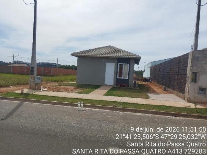 Casa de 47m² em Leilão — Rua Marcio Brasileiro Nato, 353- Lote 5 Quadra F, Jardim Recanto dos Pássaros, Santa Rita do Passa Quatro