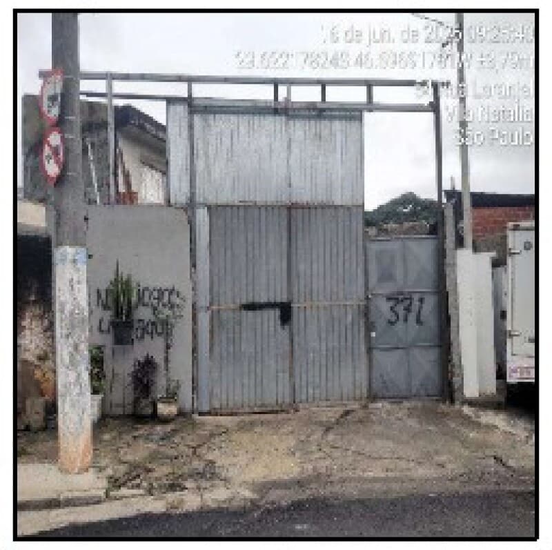 Terreno de 264m² em Leilão — Rua Laranjal, 371- Lado Impar Lote 65 Parte 66 Quadra 03, Moinho Velho, São Paulo