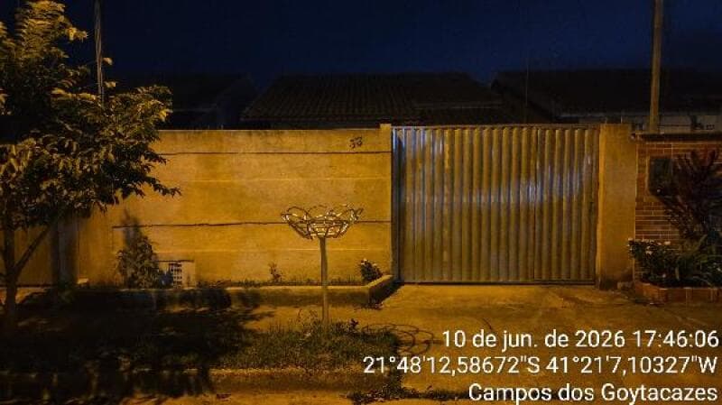 Casa de 51m² em Leilão — Rua Hercilia Ribeiro, 33- Lote 29 Quadra R, Parque Aurora, Campos dos Goytacazes
