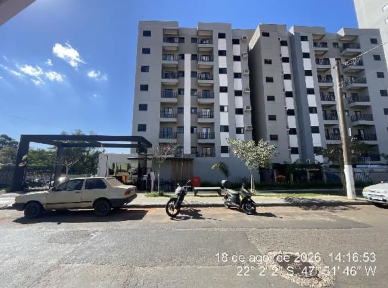 Apartamento de 43m² em Leilão — Avenida Gregorio Aversa, N. 877, Apto. 123, BL 01 AND 2 PAV 3 VAGA 14, Recreio São Judas Tadeu, São Carlos